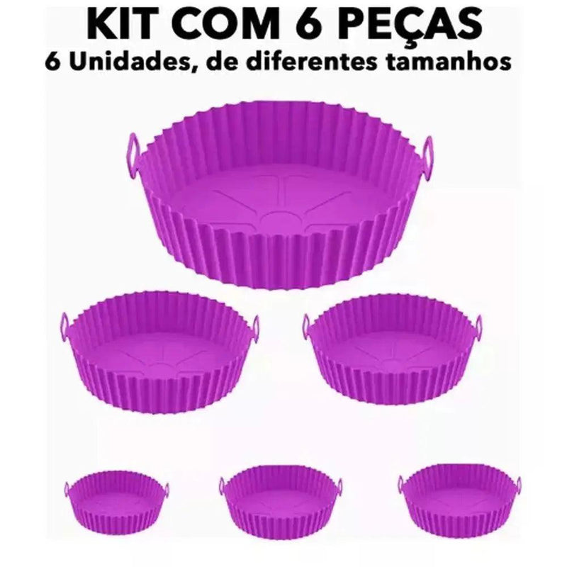 Kit 6 bandejas para a Airfryer